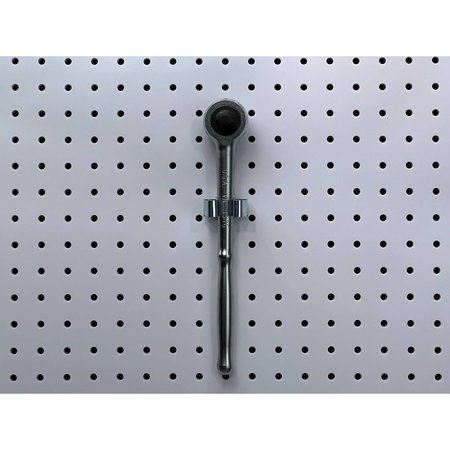 Triton Products 1/2 In. to 1 In. Hold Range Steel Standard Spring Clip for 1/8 In. and 1/4 In. Pegboard 3 Pack 210